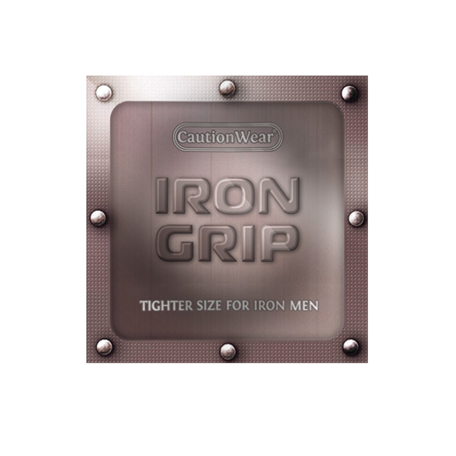 Caution Wear Iron Grip Snug Fit Condoms for Extra Security