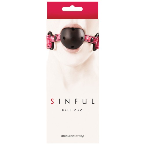 Sinful Ball Gag Pink