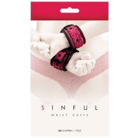 Esposas Ajustables para Muñecas Sinful - Rosa