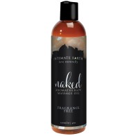 Intimate Earth Naked Massage Oil 120ml