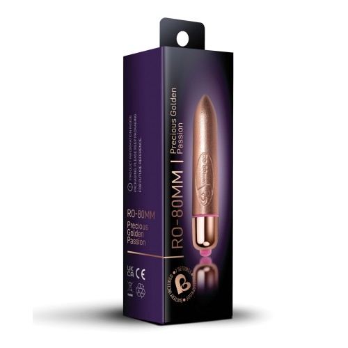 Rocks Off Precious Golden Passion 7 Speed Bullet for Ultimate Pleasure