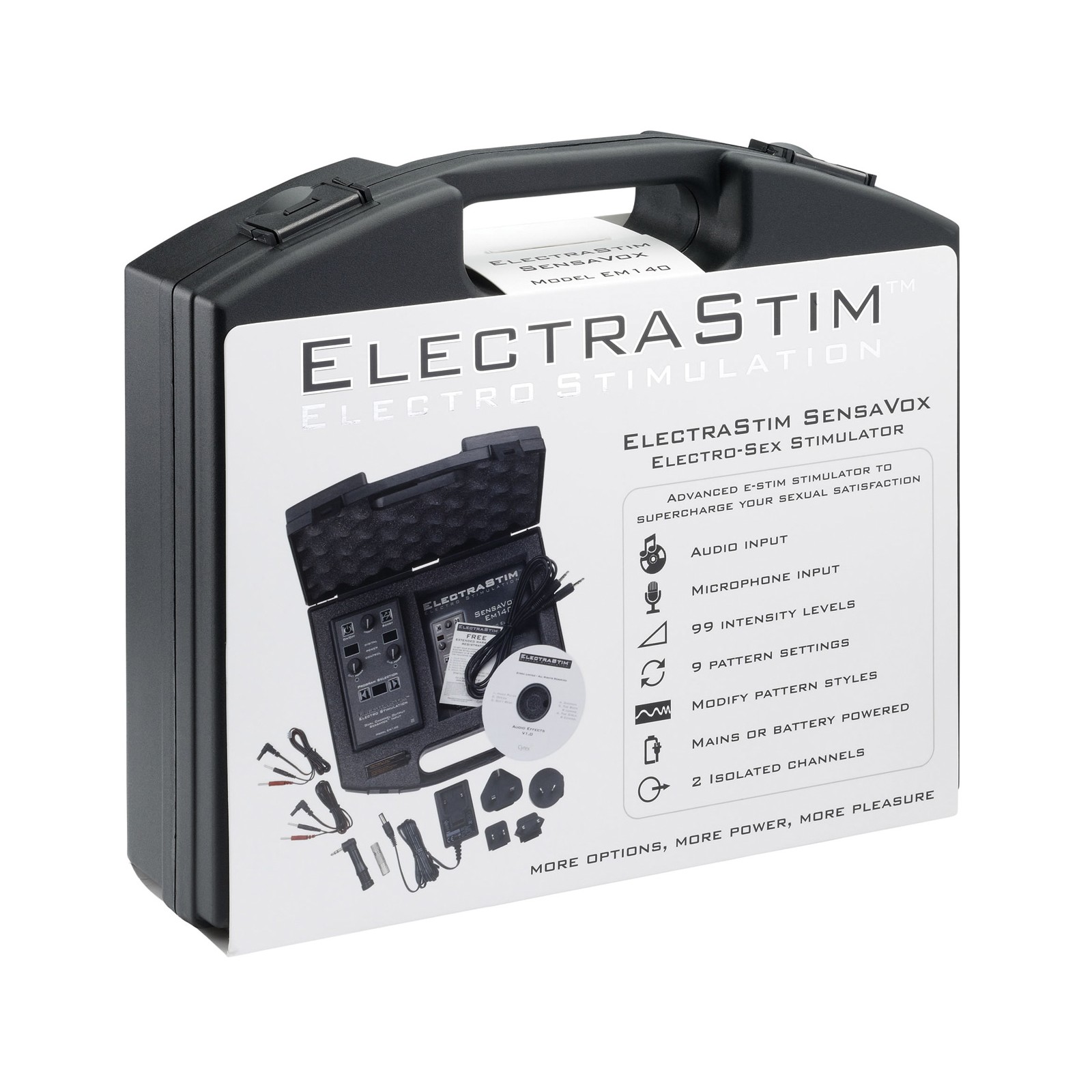 ElectraStim Sensavox EM140 Dispositivo de Electro Estimulación