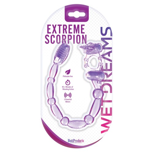 Wet Dreams Extreme Scorpion Purple Vibe for Couples