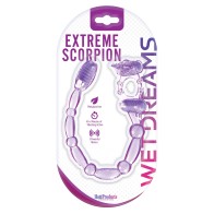 Wet Dreams Extreme Scorpion Vibrador Púrpura para Parejas