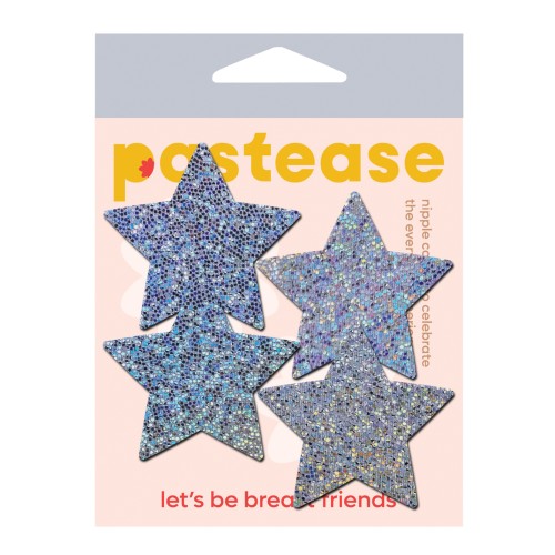 Pastease Glitter Star Nipple Covers - Premium Quality