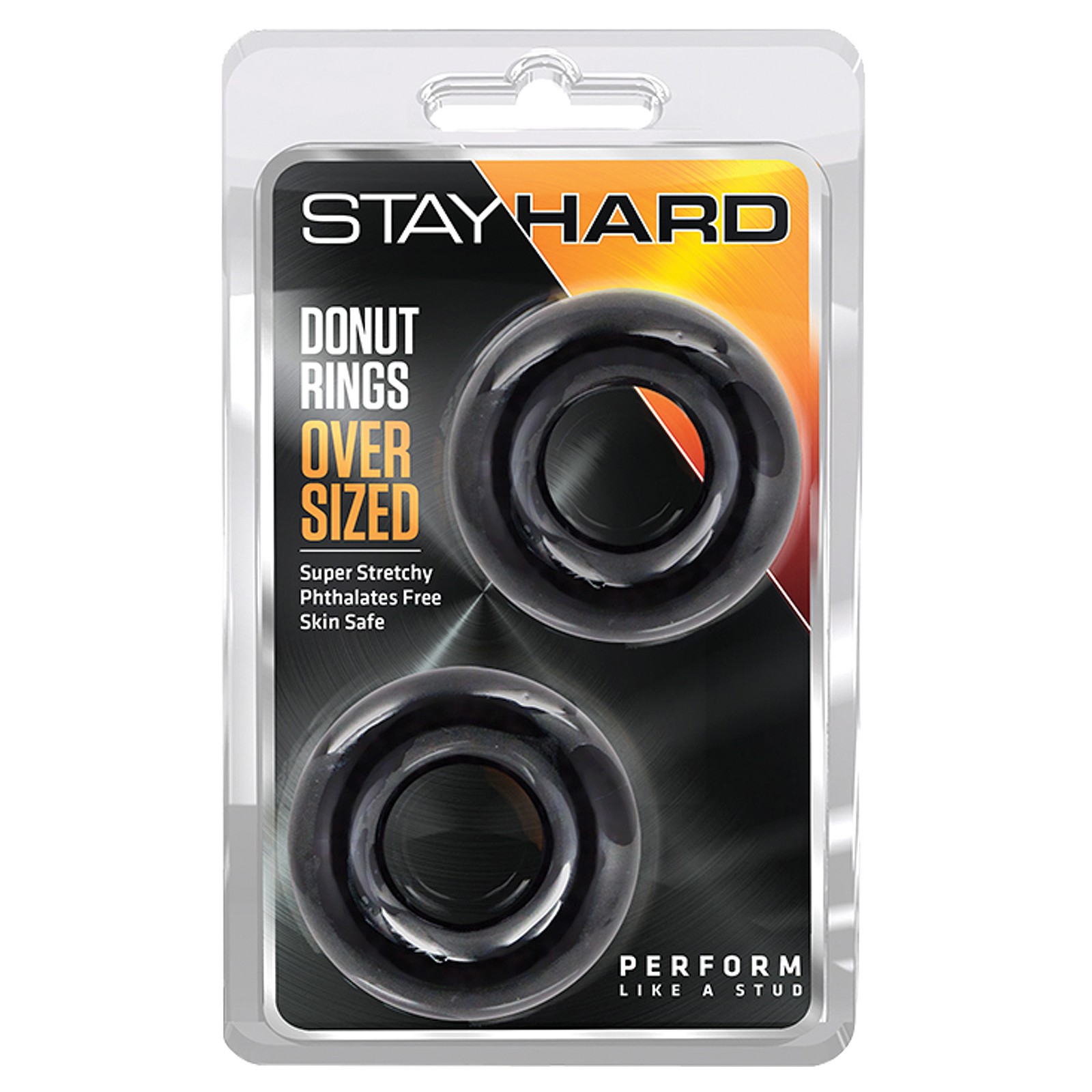 Blush Stay Hard Donut Rings - Oversized Pack of 2