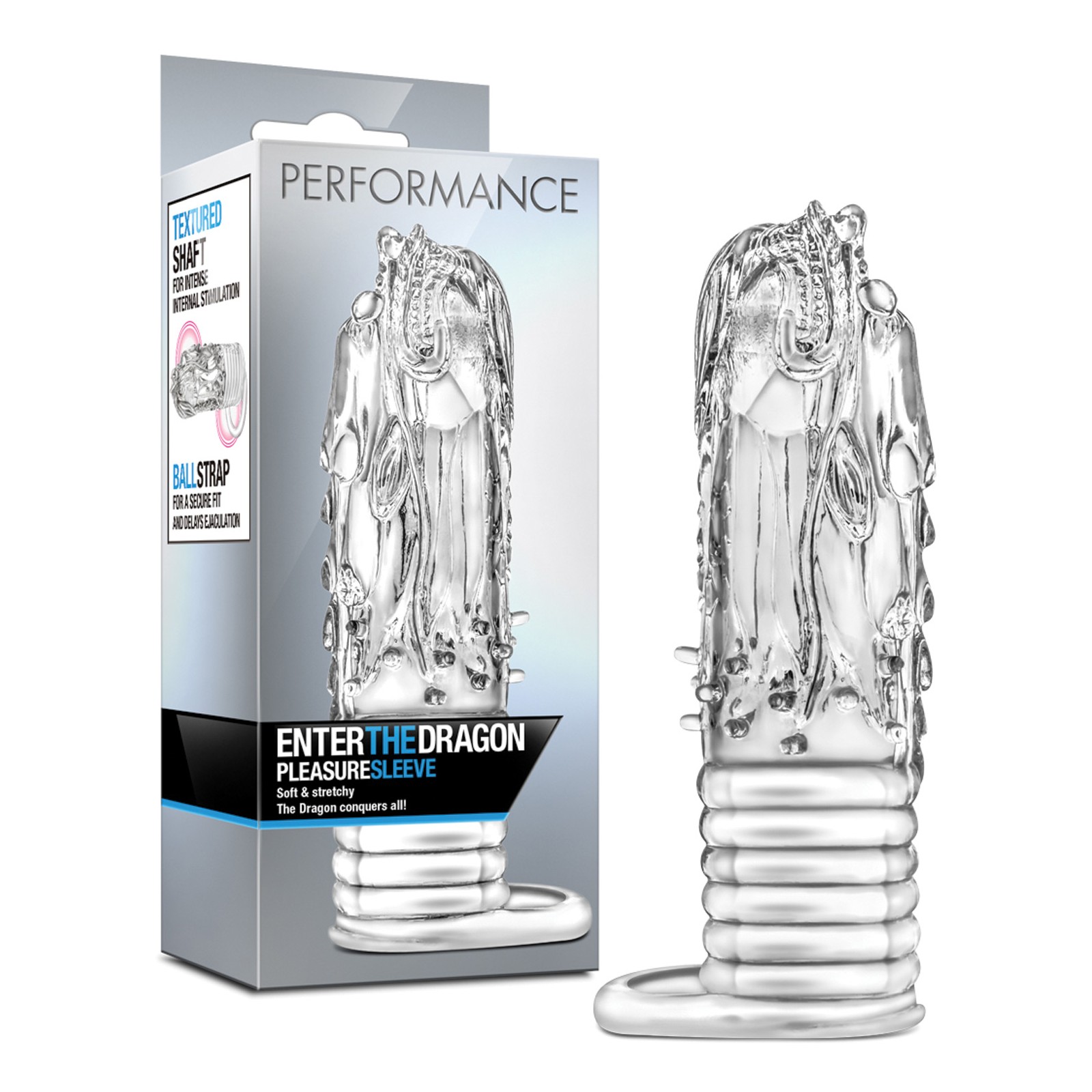 Blush Performance Enter the Dragon Penis Sleeve - Clear