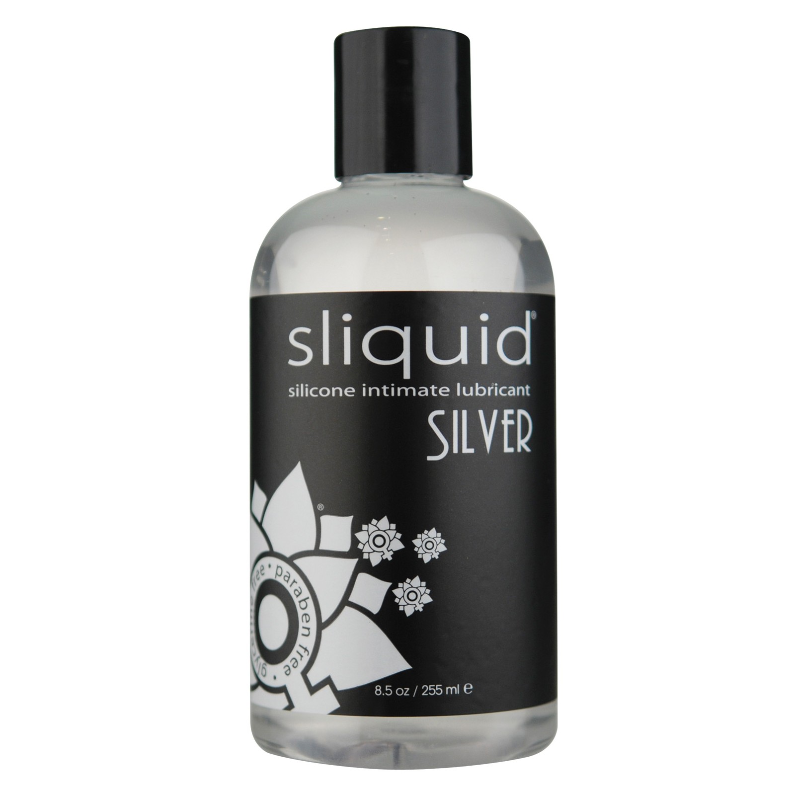 Lubricante de Silicona Sliquid Silver Sin Glicerina 8.5 oz