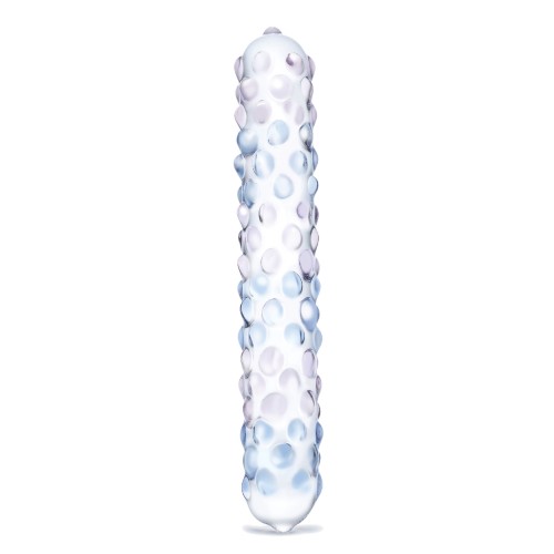 Dildo de Vidrio Texturizado Purple Rose - Juguete de Placer Definitivo