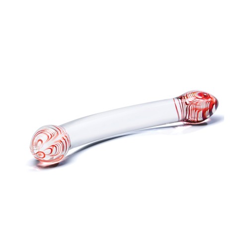 Dildo de Cristal Doble Glas Red Head