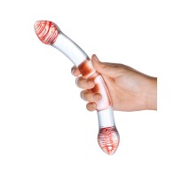 Dildo de Cristal Doble Glas Red Head