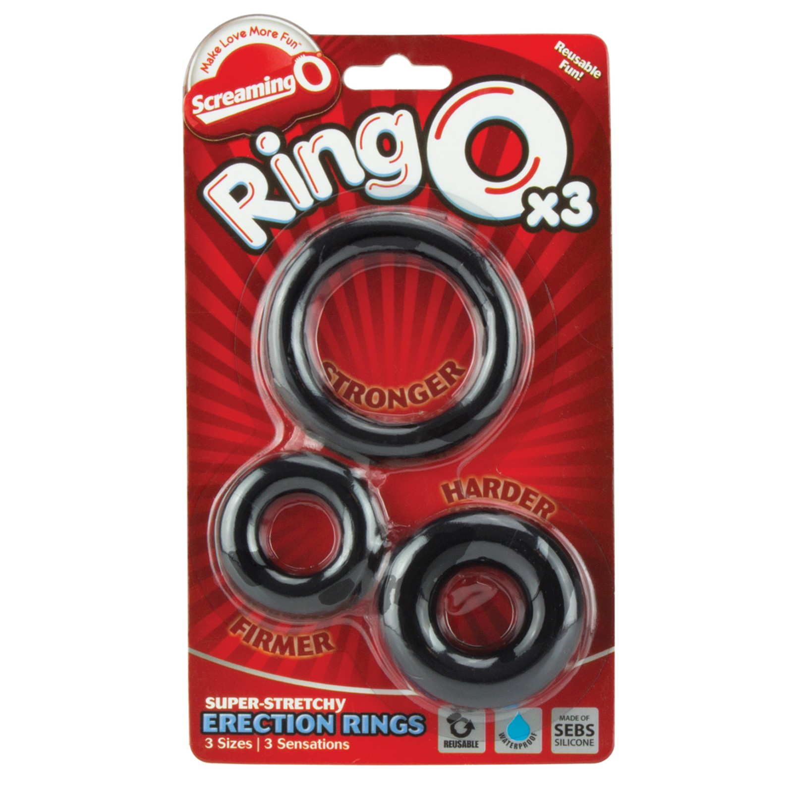 Screaming O RingO - 3 Pack for Extended Pleasure