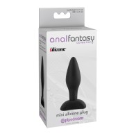 Anal Fantasy Mini Silicone Plug Black