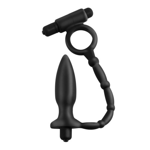 Colección Fantasía Anal Ass Kicker Cockring Negro