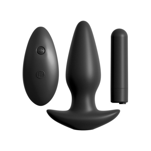 Anal Fantasy Remote Control Silicone Plug Black