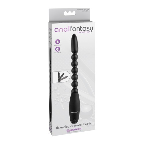 Colección Anal Fantasy Flexa Pleaser Power Beads Negro