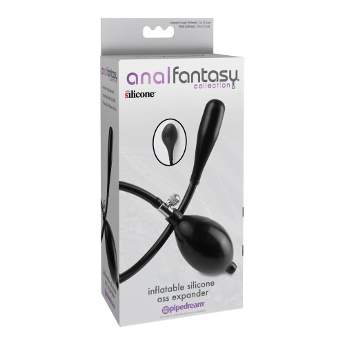 Expansor Anal Inflable de Silicona Negro