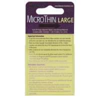 Condón Grande Kimono Micro Thin Caja de 3 para Máxima Comodidad