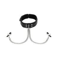 Nipple Clamps with Collar Sex & Mischief