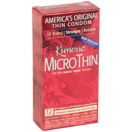 Condoms Kimono Micro Thin Caja de 12 Mejor Calificado