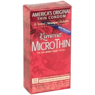 Condoms Kimono Micro Thin Caja de 12 Mejor Calificado