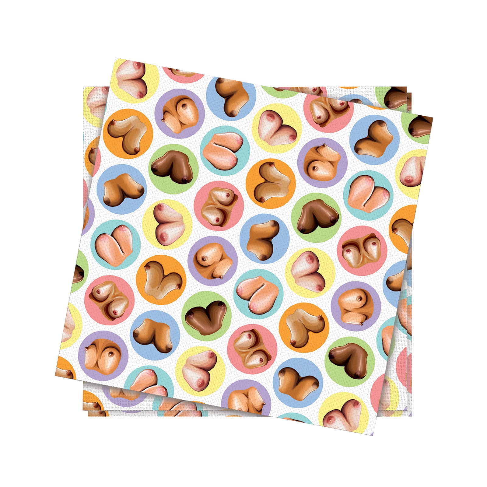 Mini Boob Napkins Pack of 8