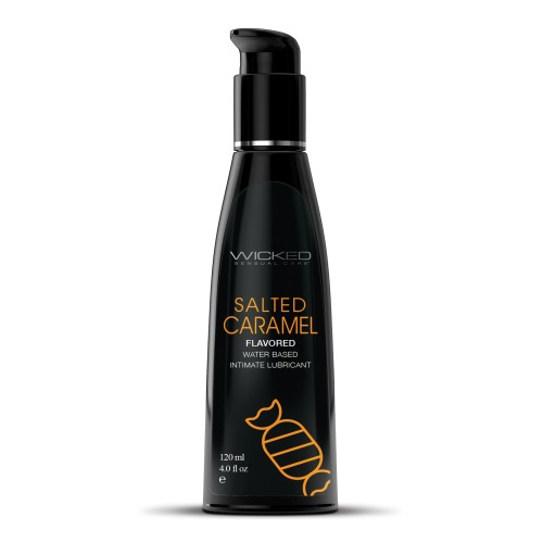 Wicked Aqua Water Based Lubricant - Salted Caramel