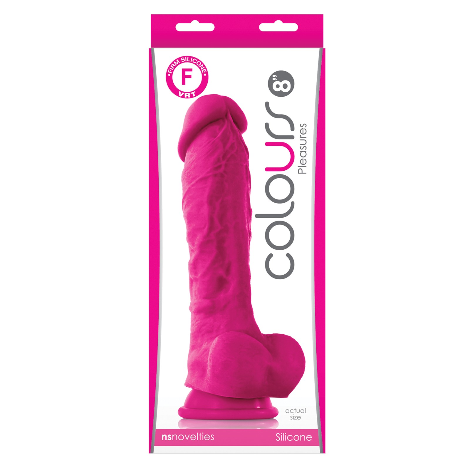 Colours Pleasures 8" Dildo - Realistic Design with Suction Cup