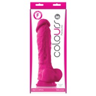 Dildo Colours Pleasures de 8" - Diseño Realista con Ventosa