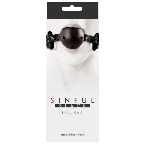 Ball Gag Ajustable Sinful Negro