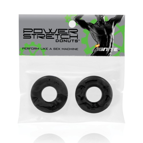 Ignite Power Stretch Cock Ring Black