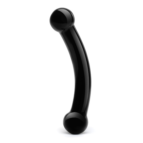 Dildo de Vidrio Doble Bull Negro