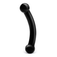 Glas Double Bull Glass Dildo Black