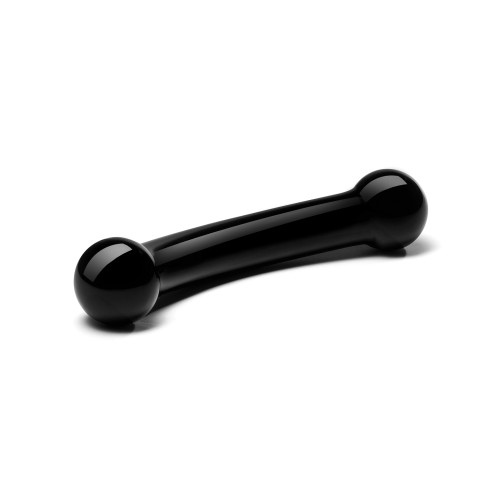 Glas Double Bull Glass Dildo Black