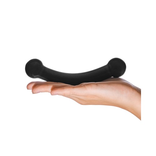 Glas Double Bull Glass Dildo Black