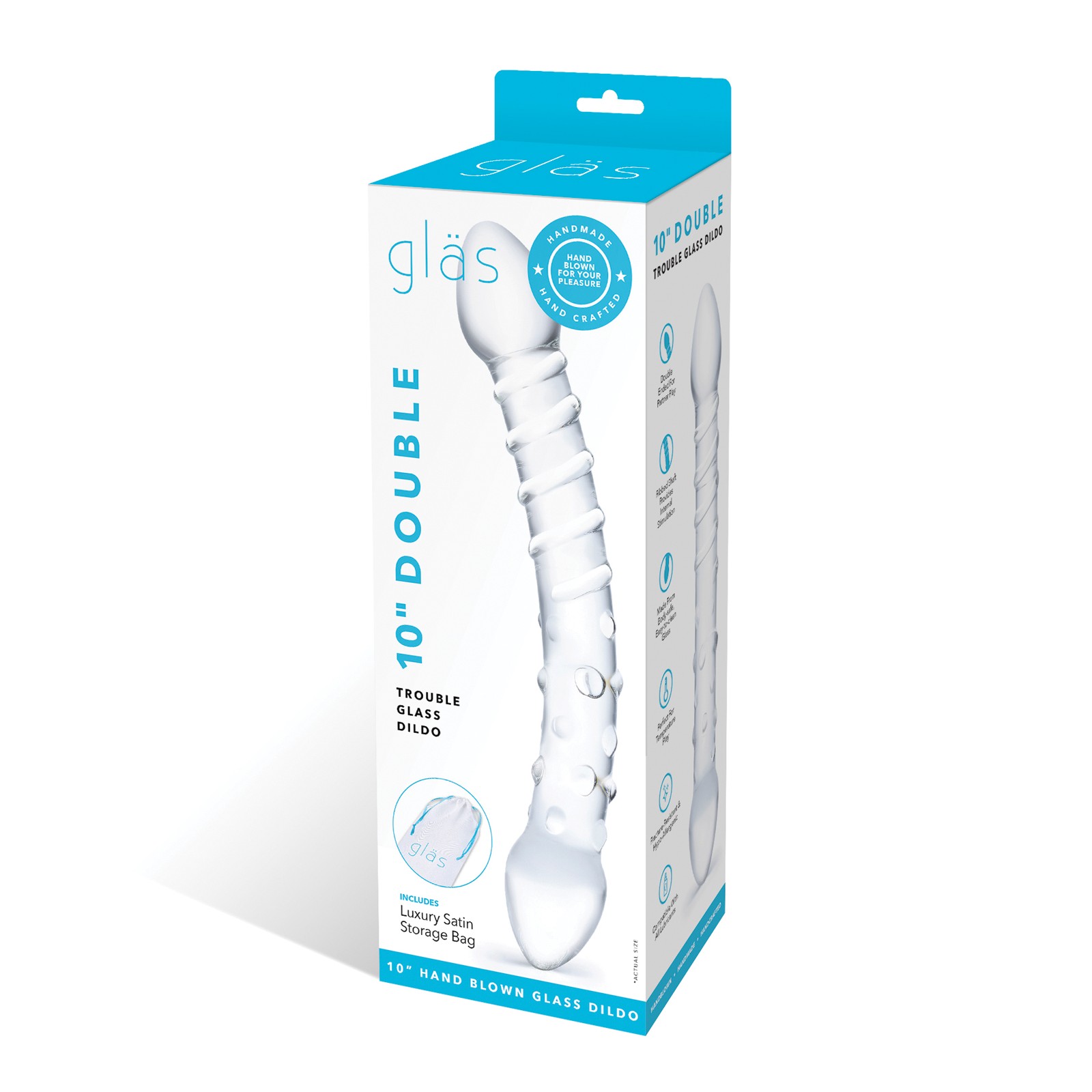 Glas Double Trouble Glass Dildo