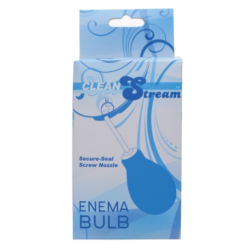 CleanStream Bulbo Enema Azul Viaje