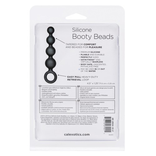 Calexotics Silicone Booty Beads - Black