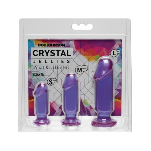 Kit de Inicio Anal Crystal Jellies - Perfecto para Principiantes