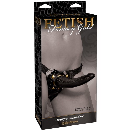 Fetish Fantasy Gold Designer Strap-On Dildo