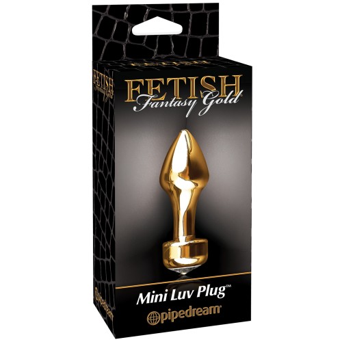 Fetish Fantasy Mini Luv Plug - Gold Edition