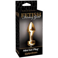 Fetish Fantasy Mini Luv Plug - Gold Edition