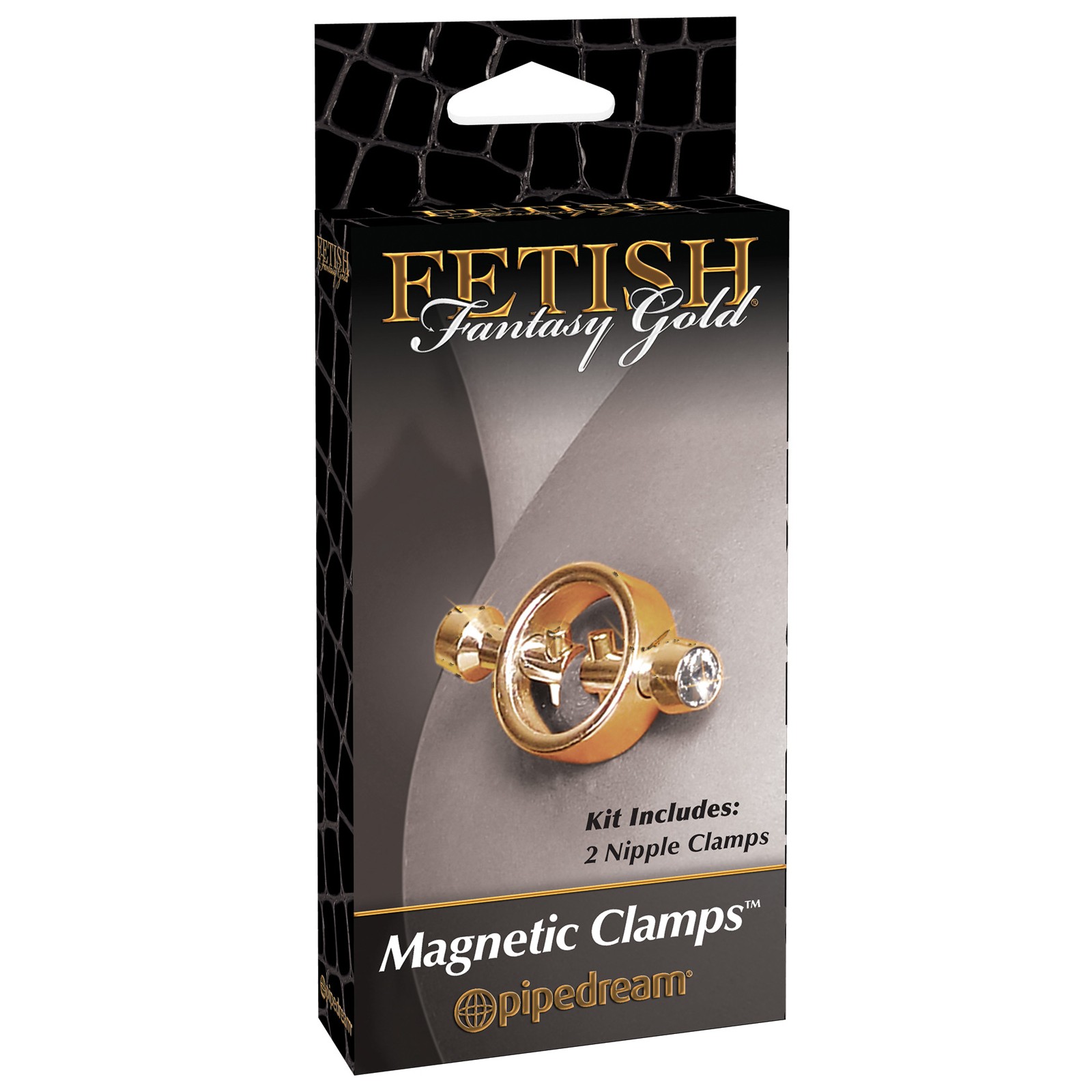 Fetish Fantasy Gold Magnetic Nipple Clamps