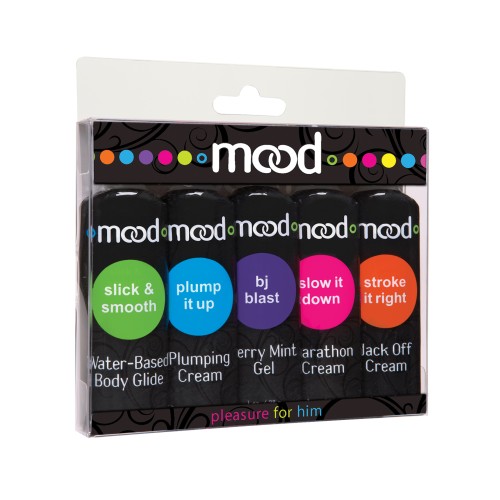 Mood Lube Placer para Él - Paquete Variado de 5