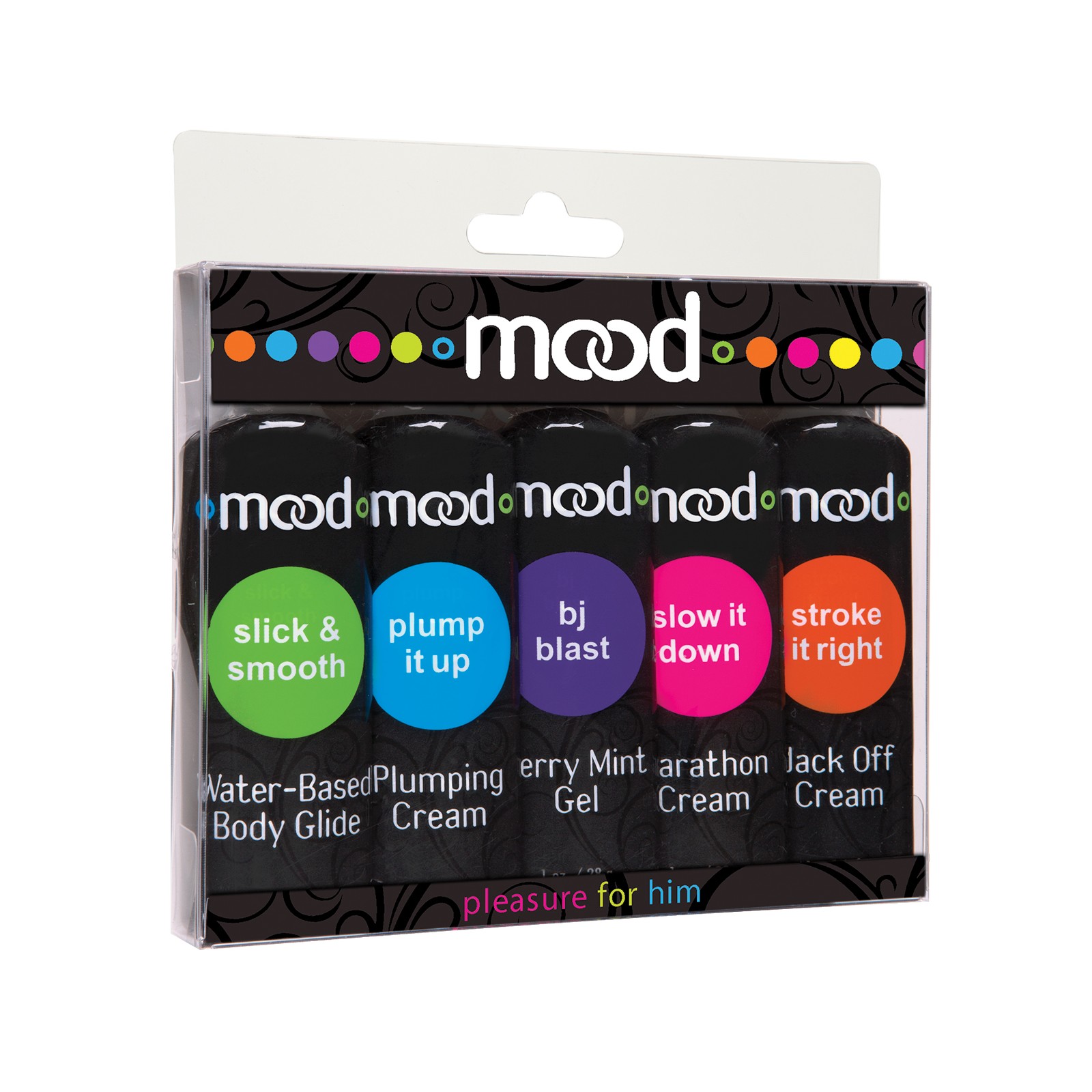 Mood Lube Placer para Él - Paquete Variado de 5