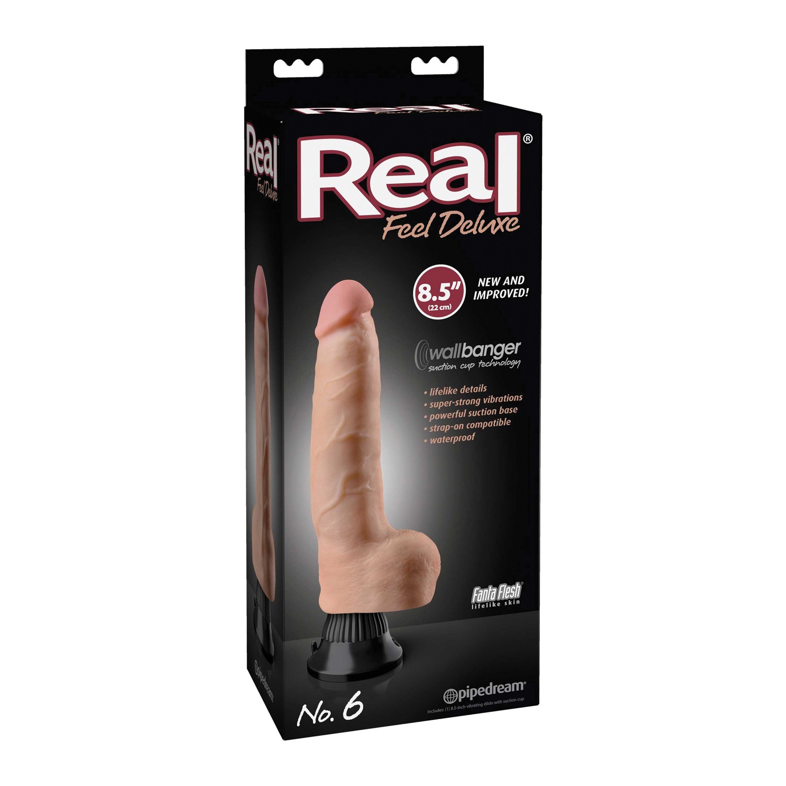 Real Feel Deluxe No. 6 8.5" Flesh Vibe - Ultimate Realism