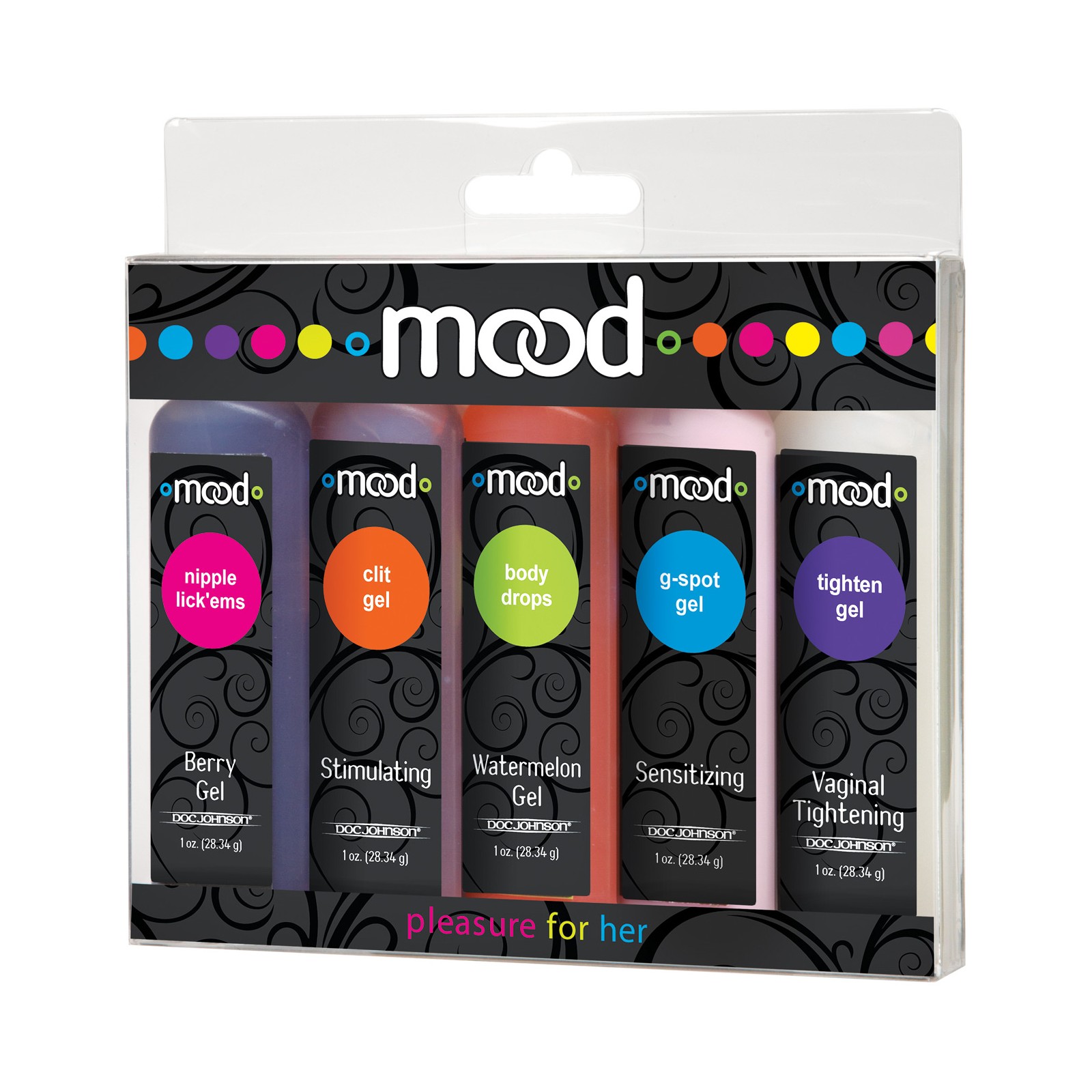 Lube Mood Placer para Ella - Paquete Variado de 5