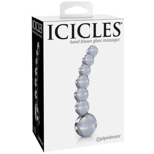 Icicles No. 66 Glass G Spot Dong for Elegant Stimulation