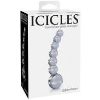 Icicles No. 66 Dong de Vidrio G-Spot para Estimulación Elegante