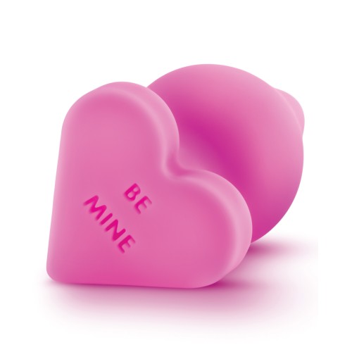 Naughty Candy Heart Be Mine Plug - Pink